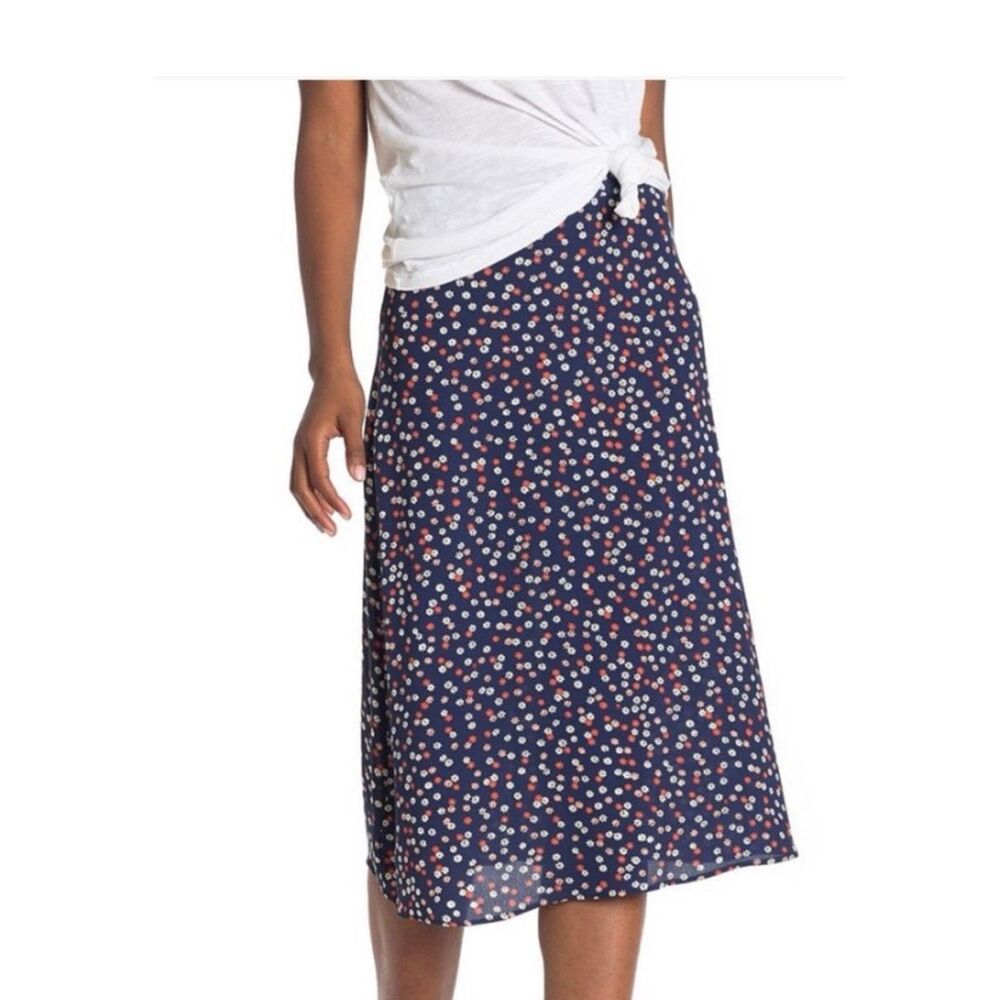 Madewell floral skirt